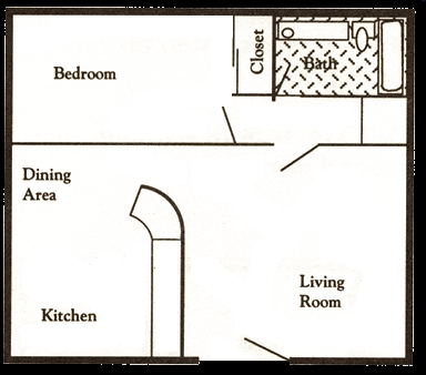 1BR/1BA - Debonair Luxury Apartment Homes