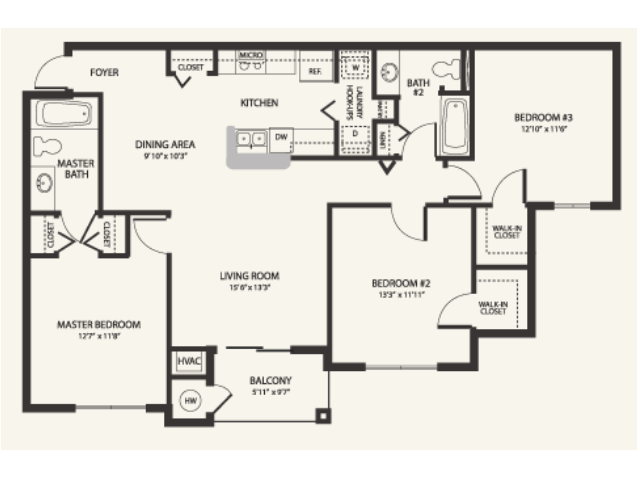 Floorplan - Laurel Oaks