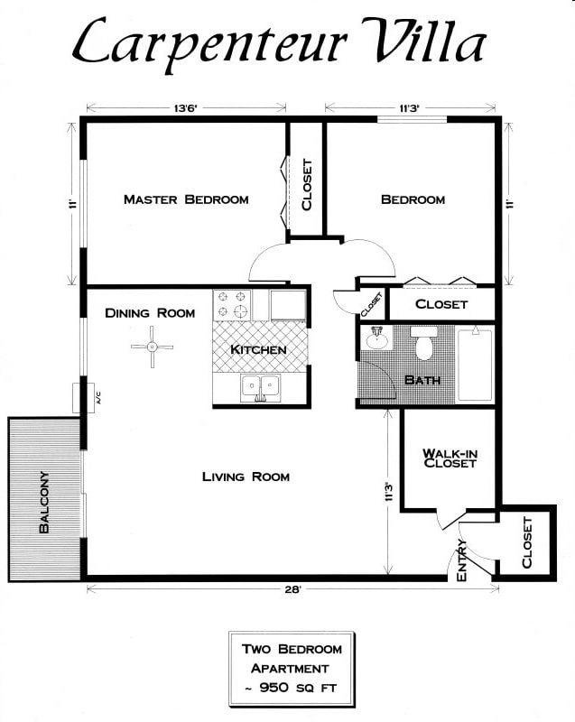 2BR/1BA - Larpenteur Villa