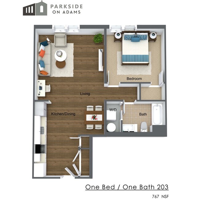 Floorplan - Parkside on Adams
