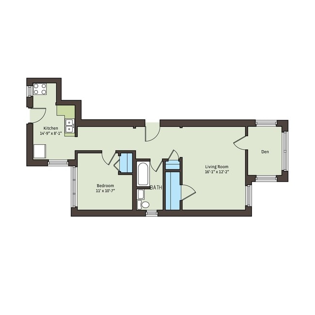 Floorplan - 5452 S. Ellis Avenue