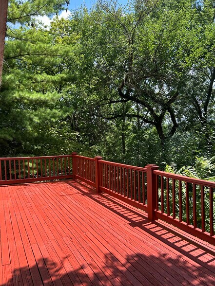 Newly refinished deck with downtown view - 2903 Maisel Dr