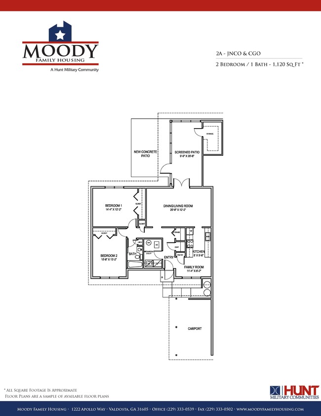 Floorplan - Moody Family Housing