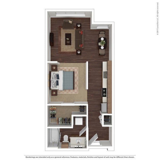 Floorplan - The Noble Apartments