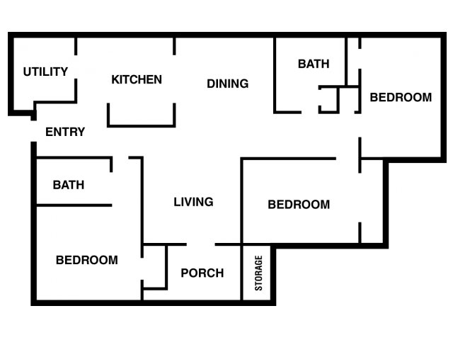 3BR/2BA - Arbours at Williston