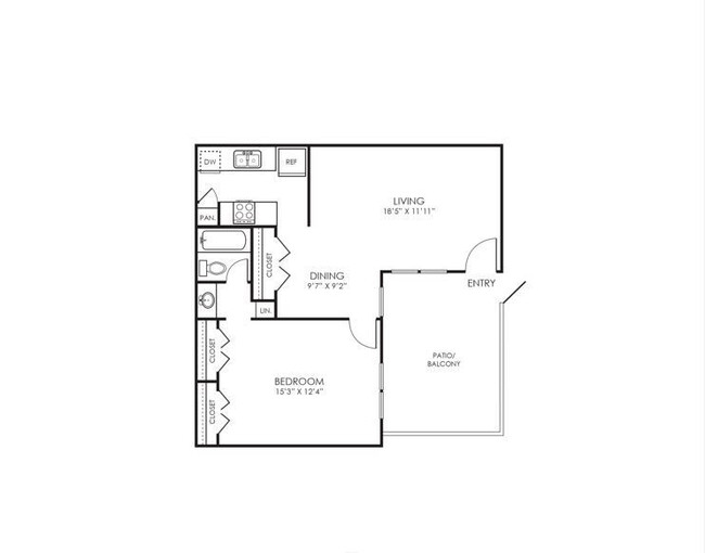 Floorplan - Monticello Apartments