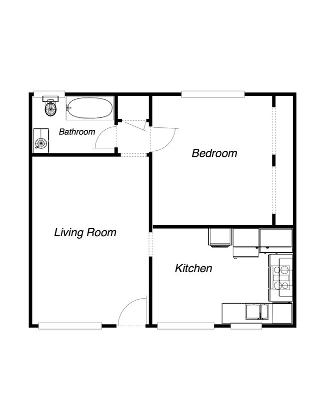 Floorplan - Benson Apartments
