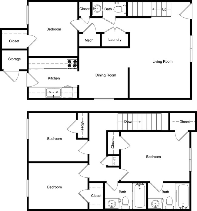 Floorplan - Willow View Townhouses