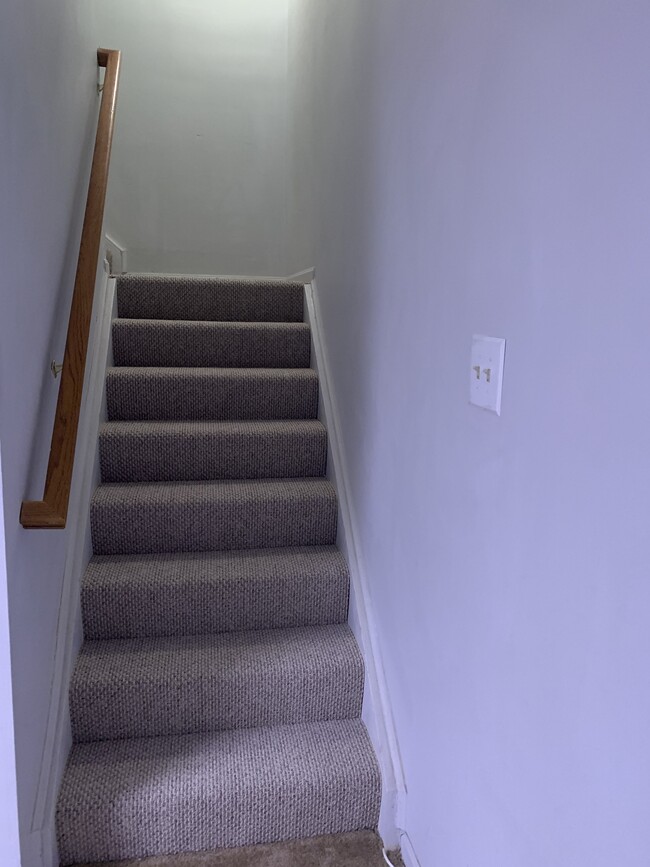 Stairs leading to basement. - 836 Faraway Ct