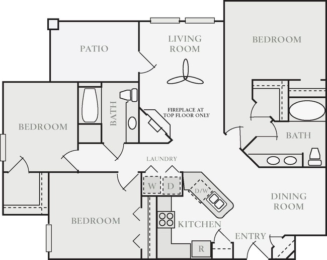 Floorplan - North Pointe Apartments