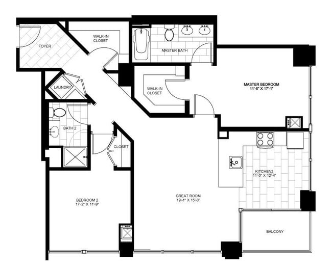 Floorplan - Flair Tower