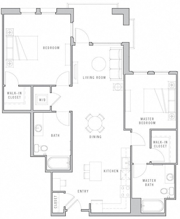 Floorplan - Loft House Apartments