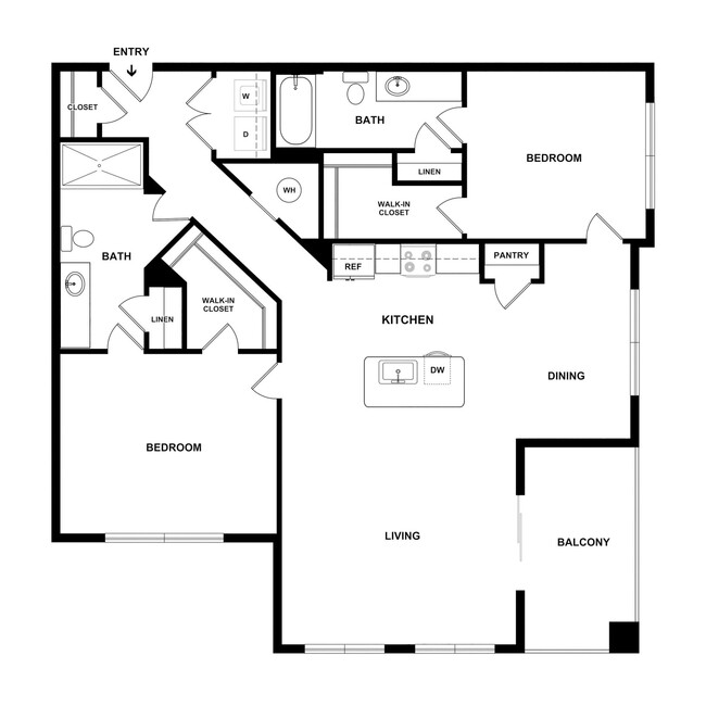 Floorplan - Mercer Atlanta - Student Living