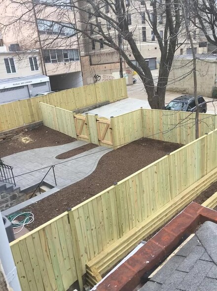 Rear Yard and parking - 4114 Chesapeake St NW