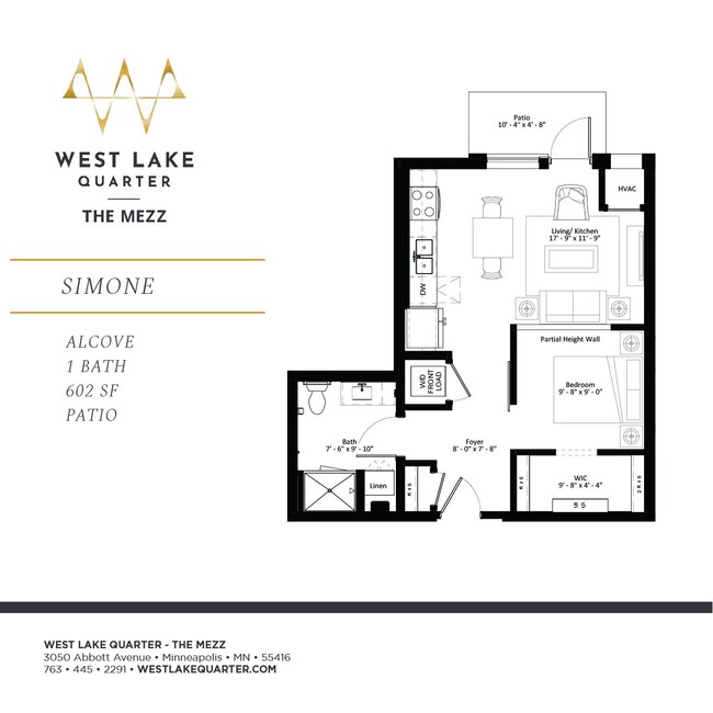 Floorplan - The Mezz at West Lake Quarter