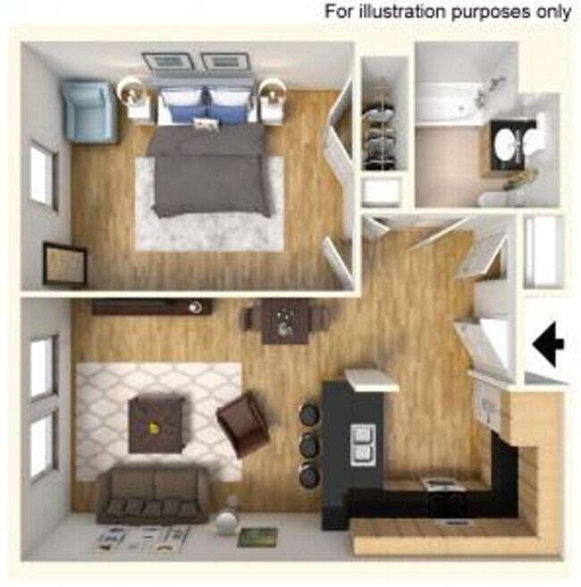 Floorplan - Brookview Commons East - Great Downtown Living