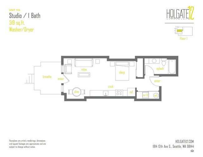 Holgate 12 Apartments 1814 12th Ave S Seattle WA 98144 Apartment Finder