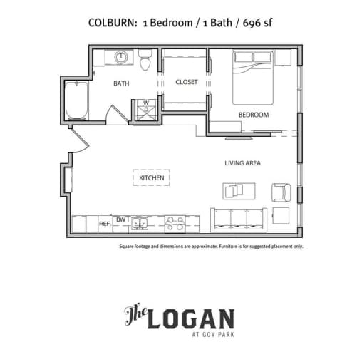 Floorplan - The Logan Apartments