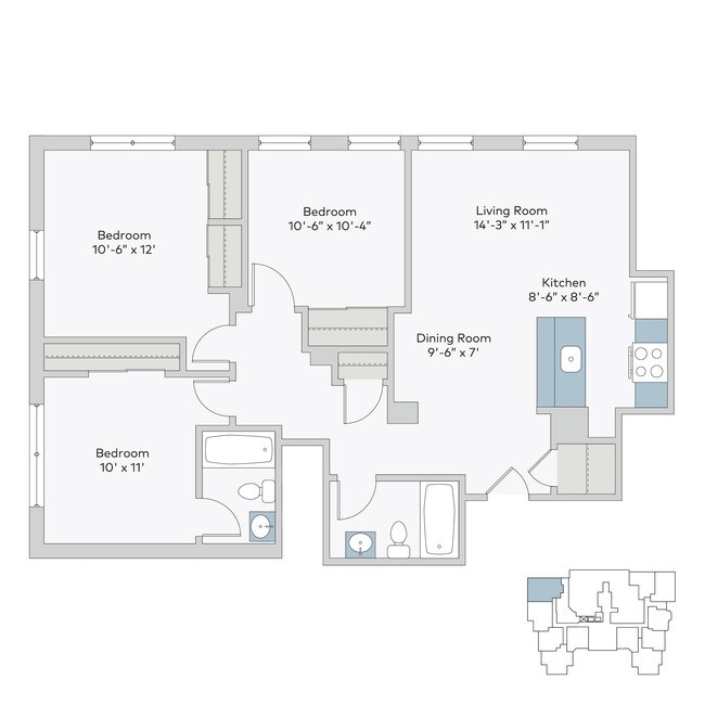 Floorplan - Montclair on the Park