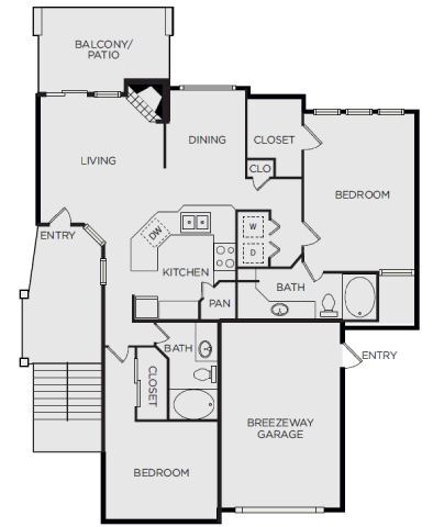 Floorplan - Courts of Bent Tree
