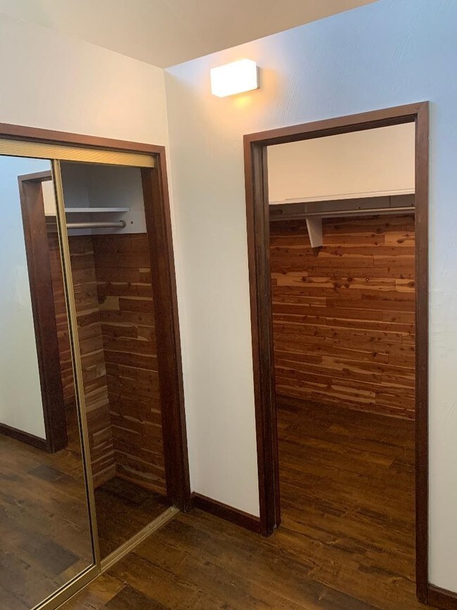 master bath closets - 1011 El Segundo Dr