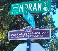 Street Sign - 423-425 Moran St