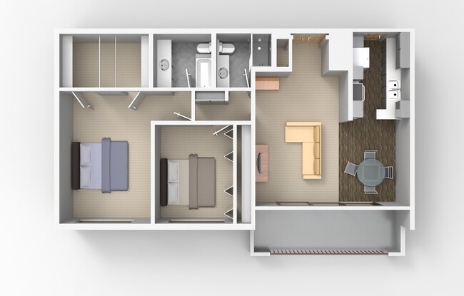 Floorplan - California Euclid Apartments