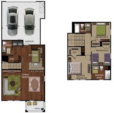 Floorplan - The Vines at Riverpark