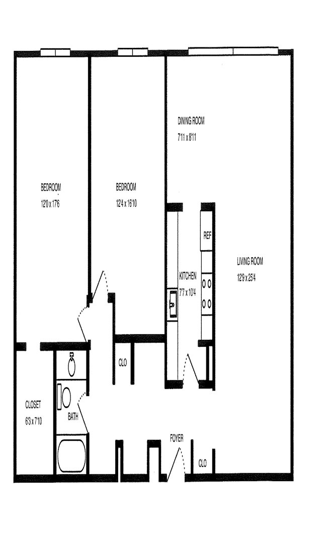 2BR/1BA - Schenley House