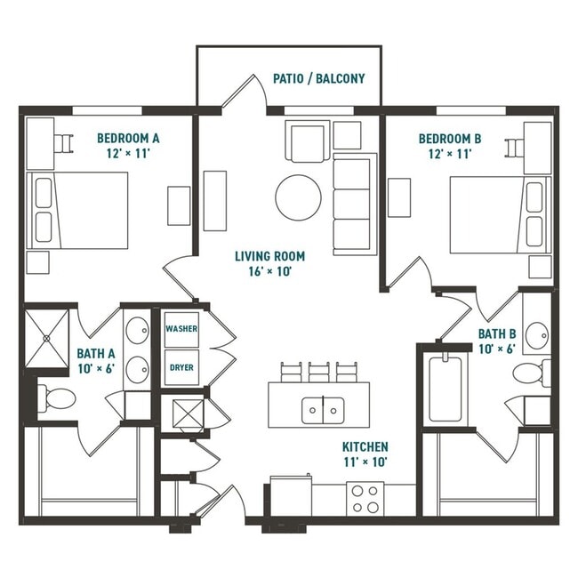 Eclipse 2x2 999 - Northside Apartments