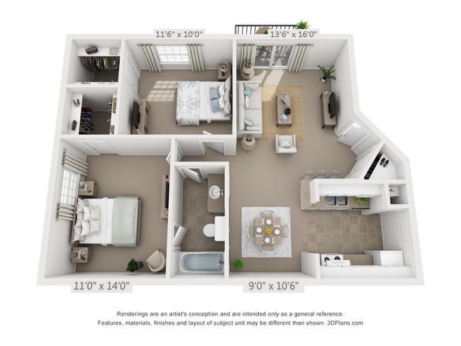 Floorplan - Oaks at Duck Creek