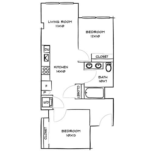 Floorplan - Indigo Apartments