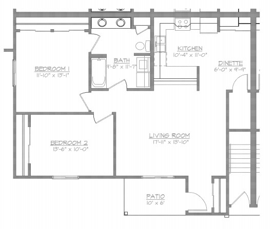 2BR / 1BA - Whitespire Grove Apartments