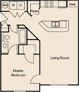 Floorplan - Thomas Chase Apartments