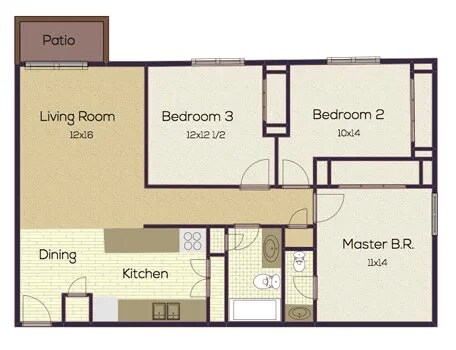 Floorplan - Oakland Pointe