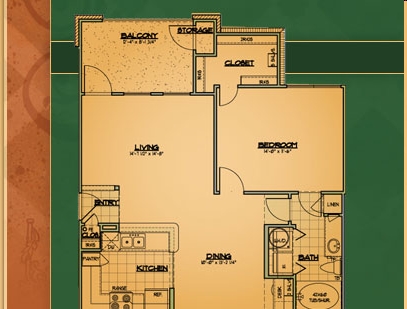 1BR/1BA - Rio Verde Apartments