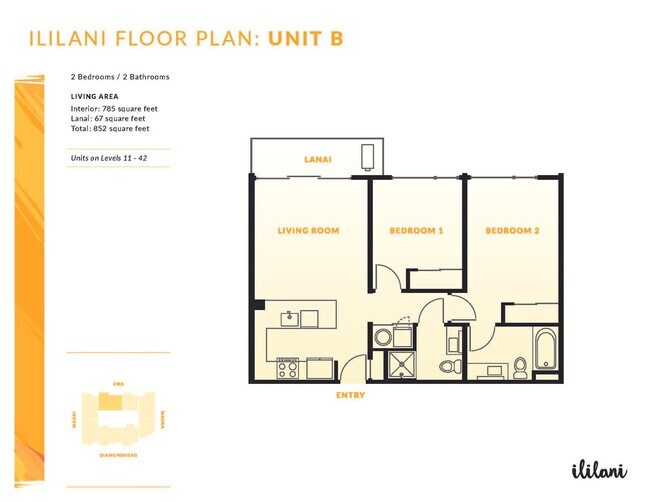 Building Photo - High Floor 2 BED/2 BATH/2 PRKG in brand ne...