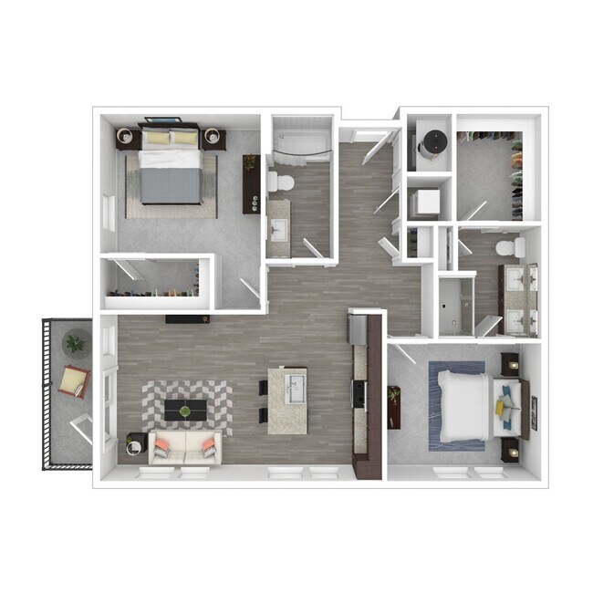Floorplan - FIFTEEN51 Apartments of Lexington