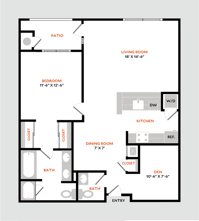 Floorplan - The Mercer