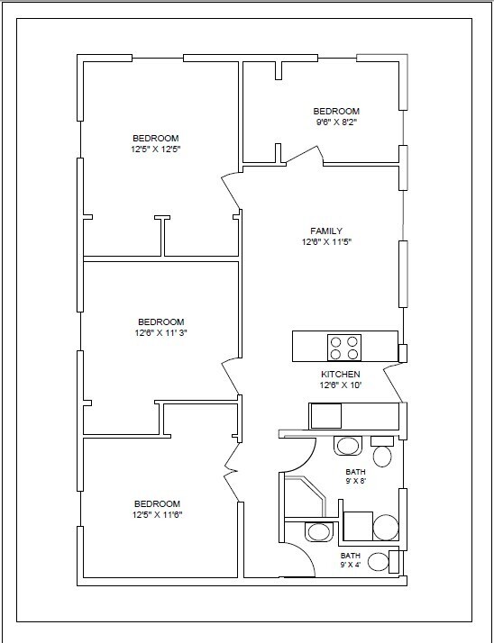 Floor Plan - 8717 NE Webster St