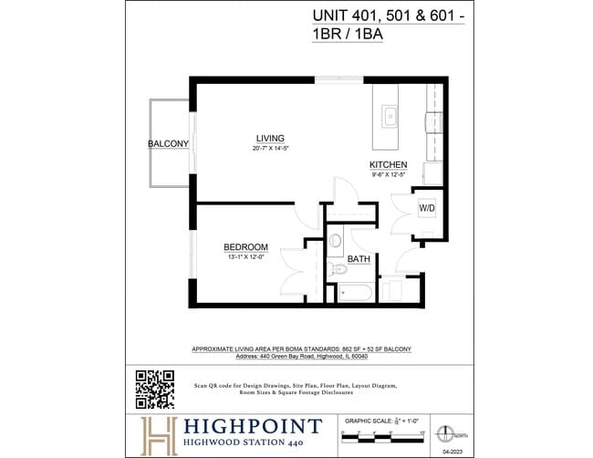 Floorplan - HIGHPOINT Highwood Station 440