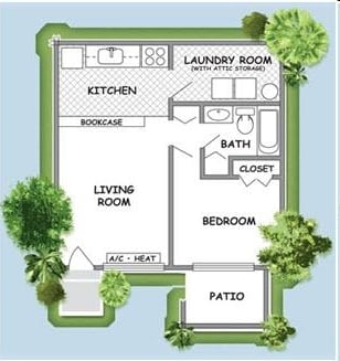 1BR/1BA - Stone Cove