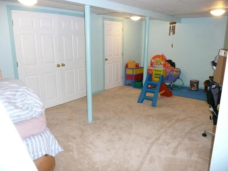 basement with washer and dryer and plenty of storage space - 1 Cayuga Dr