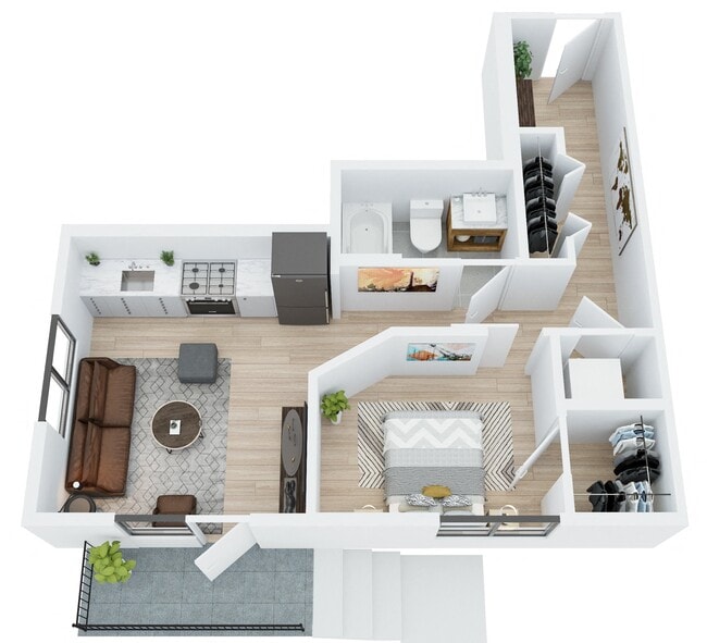 Floorplan - The Riviera on Semmes