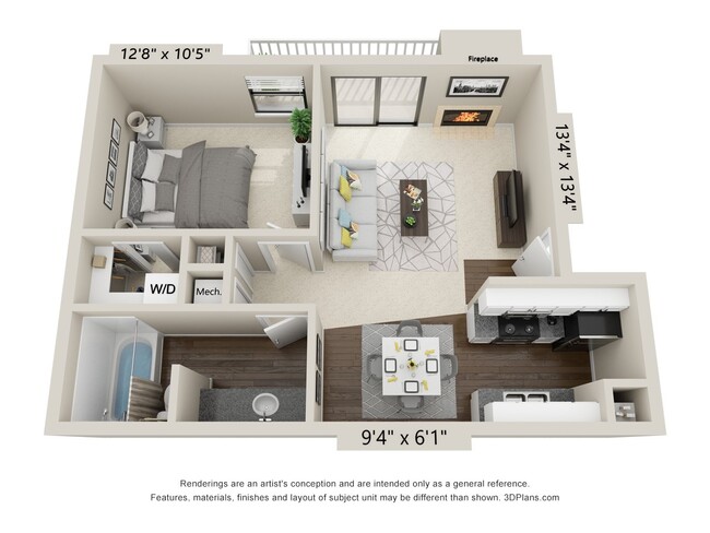 Floorplan - Woodcreek Apartments