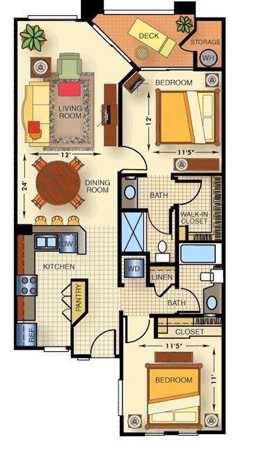 Building Photo - Meridian - Fully Furnished Luxury Condo w/Tennis Court & Main Pool Views.