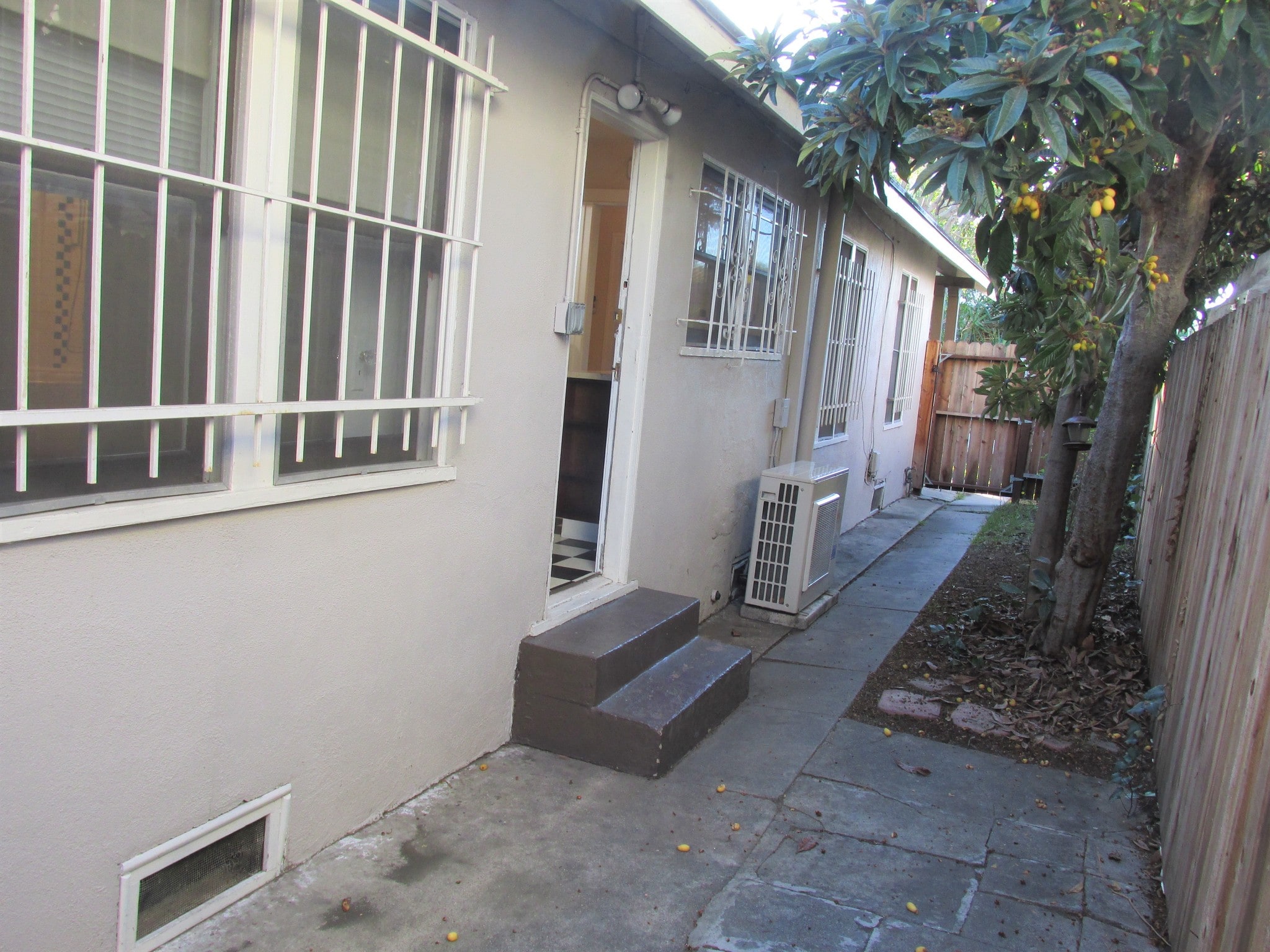 Side yard - 502 N Vista St