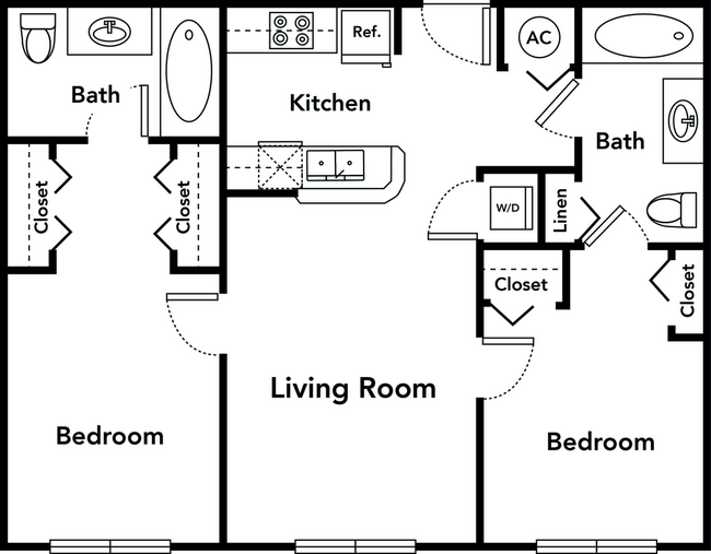 Floorplan - St. Luke's Life Center Apartments