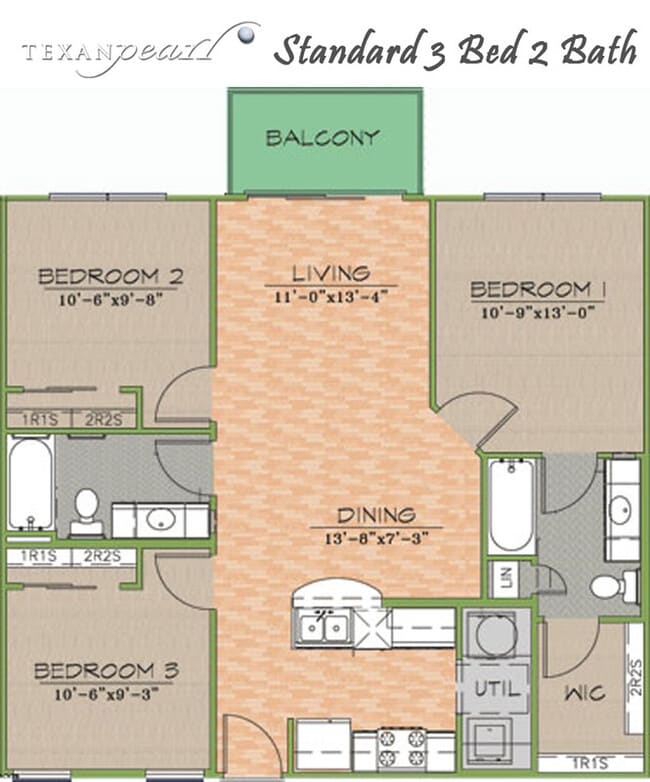 Floorplan - Texan Pearl