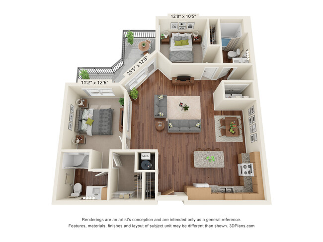 Floorplan - Ashlynn Ridge 55+ Apartments